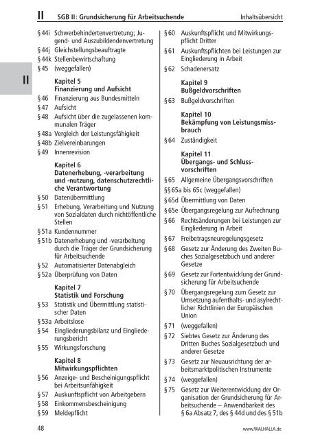 Das gesamte Sozialgesetzbuch SGB I bis SGB XII - Walhalla ...