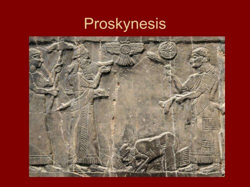 Proskynesis