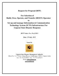 Revised - RFP Notice No 10 of 2013 - Gujarat State Disaster ...