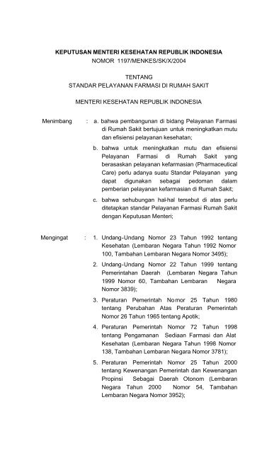 Keputusan Menteri Kesehatan Republik Indonesia Eprints Uad Keputusan Menteri Kesehatan Republik Indonesia Eprints Uad
