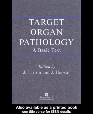 Target Organ Pathology : A Basic Text