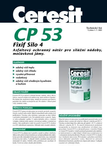 Ceresit CP 53 AsfaltovÃ½ ochrannÃ½ nÃ¡tÄr