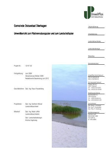 Umweltbericht FNP und Landschaftsplan ... - bauleitplaene.de