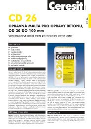 Ceresit CD 26 OpravnÃ¡ malta pro opravy betonu