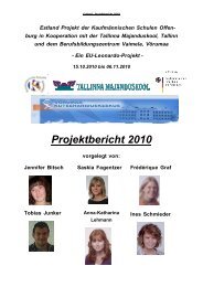 Projektbericht 2010 - Lo-Net 2