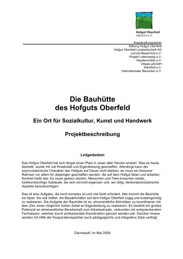 Projektbeschreibung - Hofgut Oberfeld