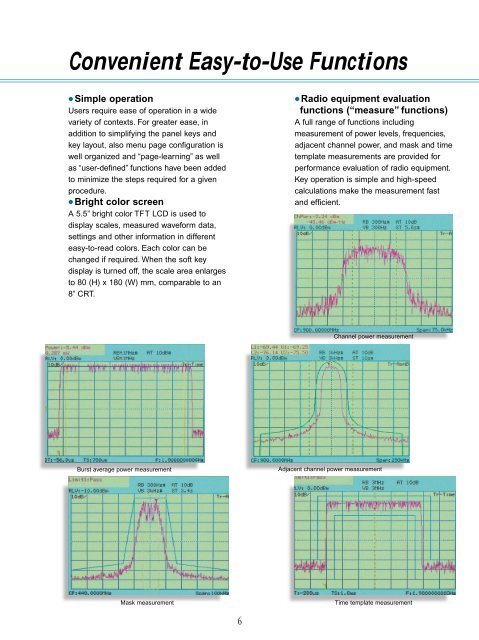 Anritsu MS2663C Spectrum Analyzer Data Sheet - Mr Test Equipment