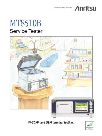 Anritsu MT8510B: Mobile Phone Service Tester - elsinco