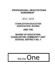 Certified Collective Bargaining Agreement - Charleston School District
