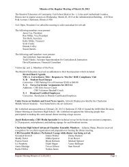 Minutes of the Regular Meeting of March 20, 2013 The Board of ...