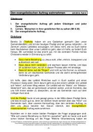 LB 2012 4 - Den evangelistischen Auftrag wahrnehmen ... - FEG Visp