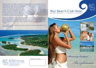 DL Muri Beach Club Hotel Brochure