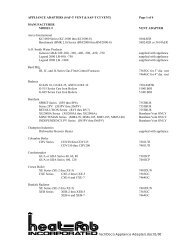 APPLIANCE ADAPTERS (SAF-T VENT & SAF-T CI VENT) Page 1 of ...