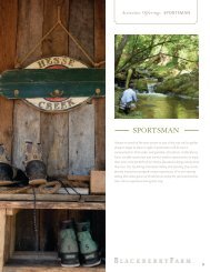 Outdoorsman Overview PDF - Blackberry Farm