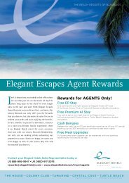 Elegant Escapes Agent Rewards - Elegant Hotels