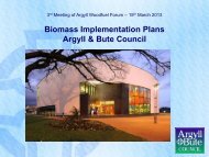 Biomass Implementation Plans Argyll & Bute Council - Wood Energy ...