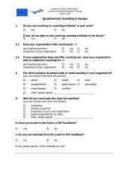 Questionnaire 2 - Coach in VET