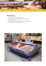 KOXKA ICE - TWIN COUNTERS Main Features VOLANS