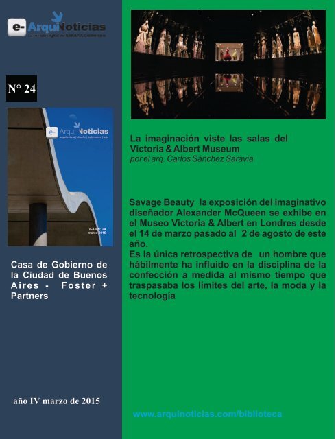 La imaginación viste las salas del Victoria & Albert Museum  por el arq. Carlos Sánchez Saravia
