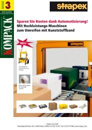 Sparen Sie Kosten dank Automatisierung! Mit ... - Kompack