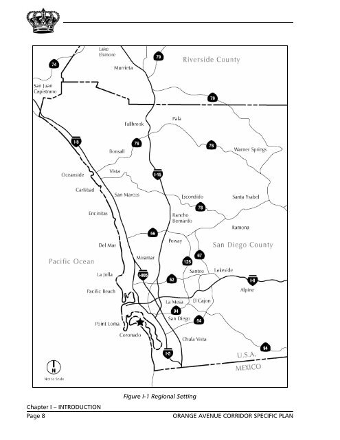 The Orange Avenue Corridor Specific Plan - City of Coronado