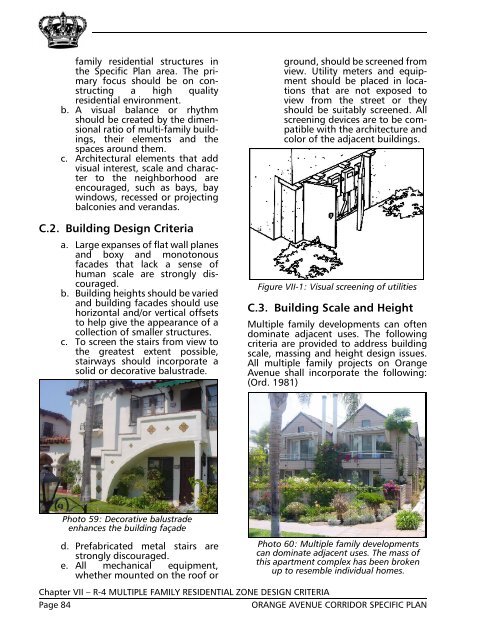 The Orange Avenue Corridor Specific Plan - City of Coronado