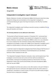 Pike River independent investigation report media release April 2013