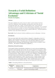 Towards a Useful Definition: Advantages and Criticisms of 'Social ...