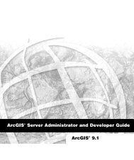 ArcGIS Server Administrator and Developer Guide