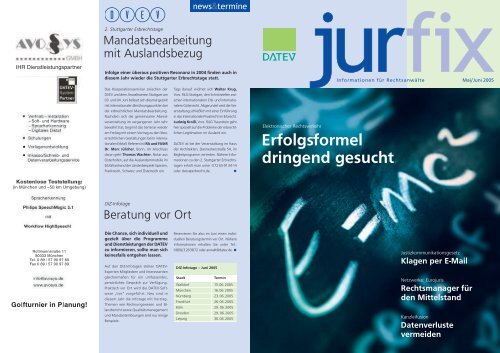 Ausgabe 3/2005 - rechtsanwalt-bruetting.de