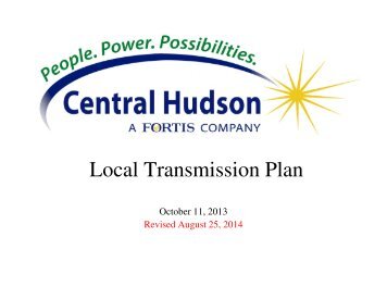 Local Transmission Plan - Central Hudson Gas & Electric