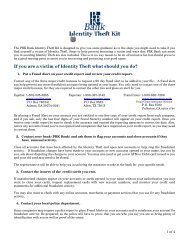 If you are a victim of Identity Theft what should you do? - PBK Bank