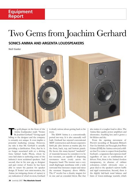 Two Gems from Joachim Gerhard - Elusive Disc