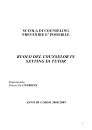 Tutoring e comunicazione educativa - Prepos