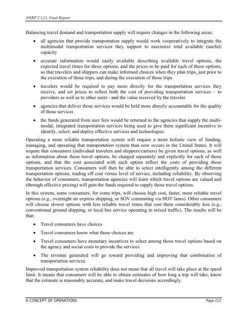 Evaluating Alternative Operations Strategies to Improve Travel Time ...