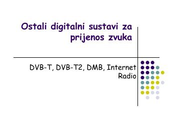 DVB-T sustav - FER