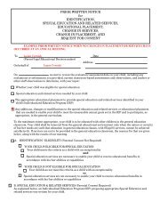 PRIOR WRITTEN NOTICE for IDENTIFICATION, SPECIAL ... - Usd 333