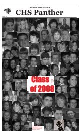 CHS Panther Senior Issue 2008 - Usd 333