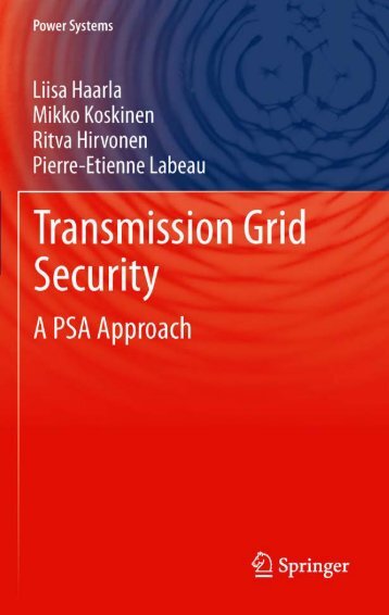 Transmission Grid Security: A PSA Approach (Power Systems)