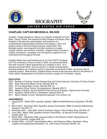air force bio template chaplain captain john c choi macdill air force base air force bio template chaplain captain john c choi macdill air force base