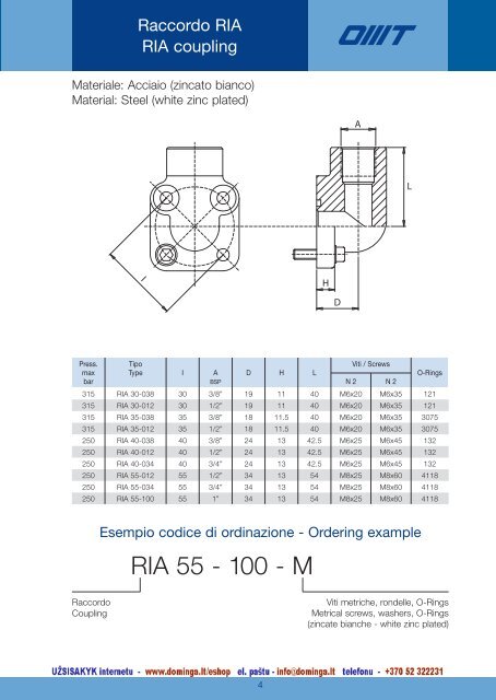 Raccordi - Couplings 03 - dominga.lt