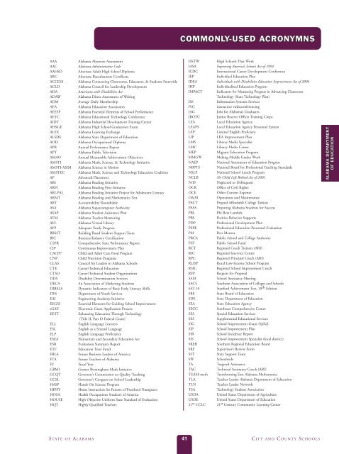 index of city/county superintendents - College of Education - Auburn ...