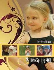 open house weekend - Cary Park District