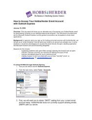 How to Access Your Hobbs/Herder Email Account ... - Megaagent.com