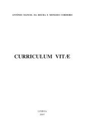 CURRICULUM VITÃ - Livraria Almedina