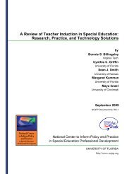 A Review of Teacher Induction in Special Education ... - NCIPP