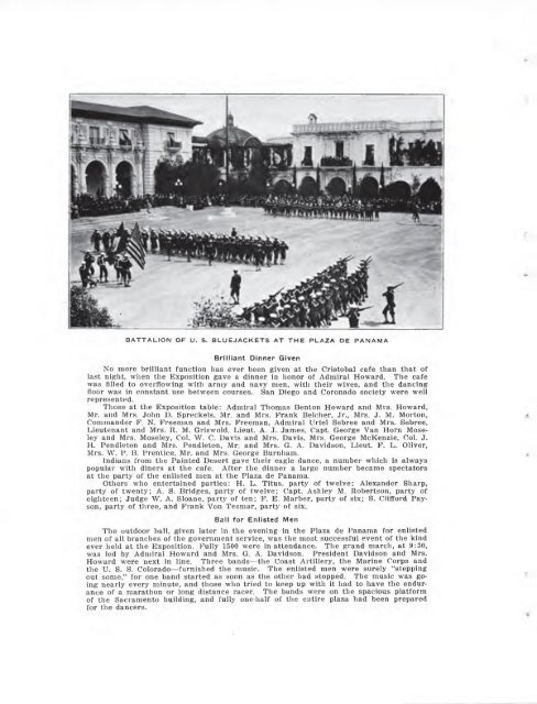 Army and Navy Review 1915 Panama-California Edition - Balboa Park