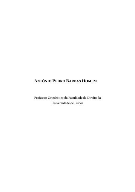 curriculum vitÃ¦ - Livraria Almedina