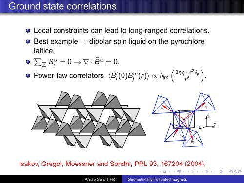 Geometrically frustrated magnets - Department of Theoretical Physics