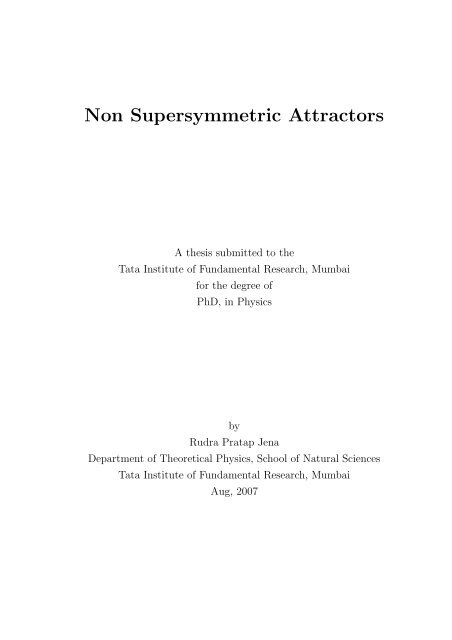 1309 KB pdf file - Department of Theoretical Physics - Tata Institute ...